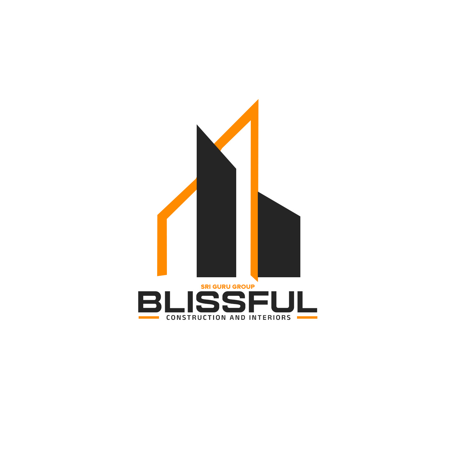 Blissful Construction & Interiors Logo